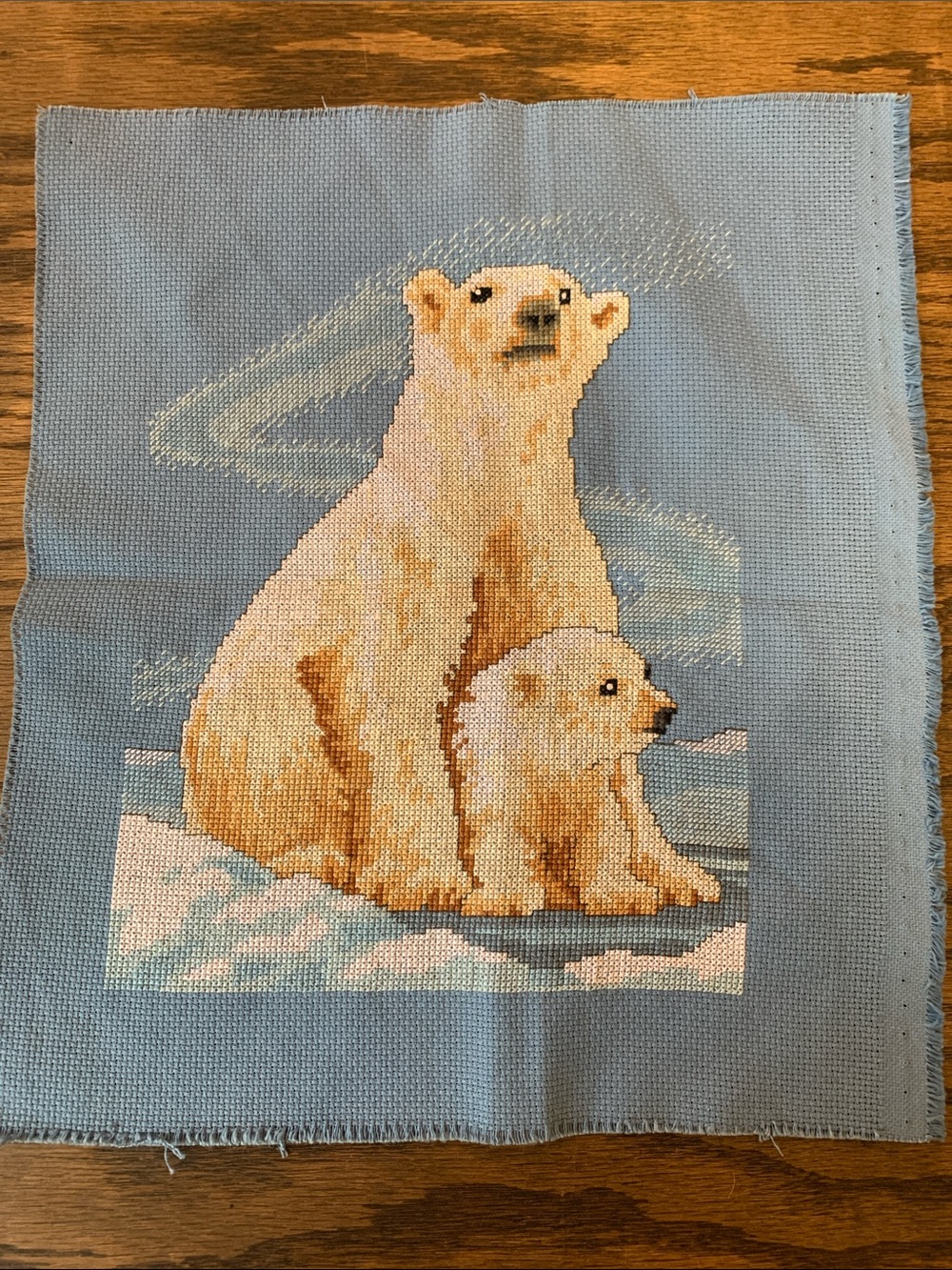 Crosstitch Polar Bear picture